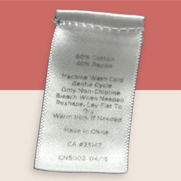 🦓 TALBOTS STRIPED RAGLAN STYLE 3/4 SLEEVE T-SHIRT NAVY CREAM MEDIUM - Picture 5 of 6